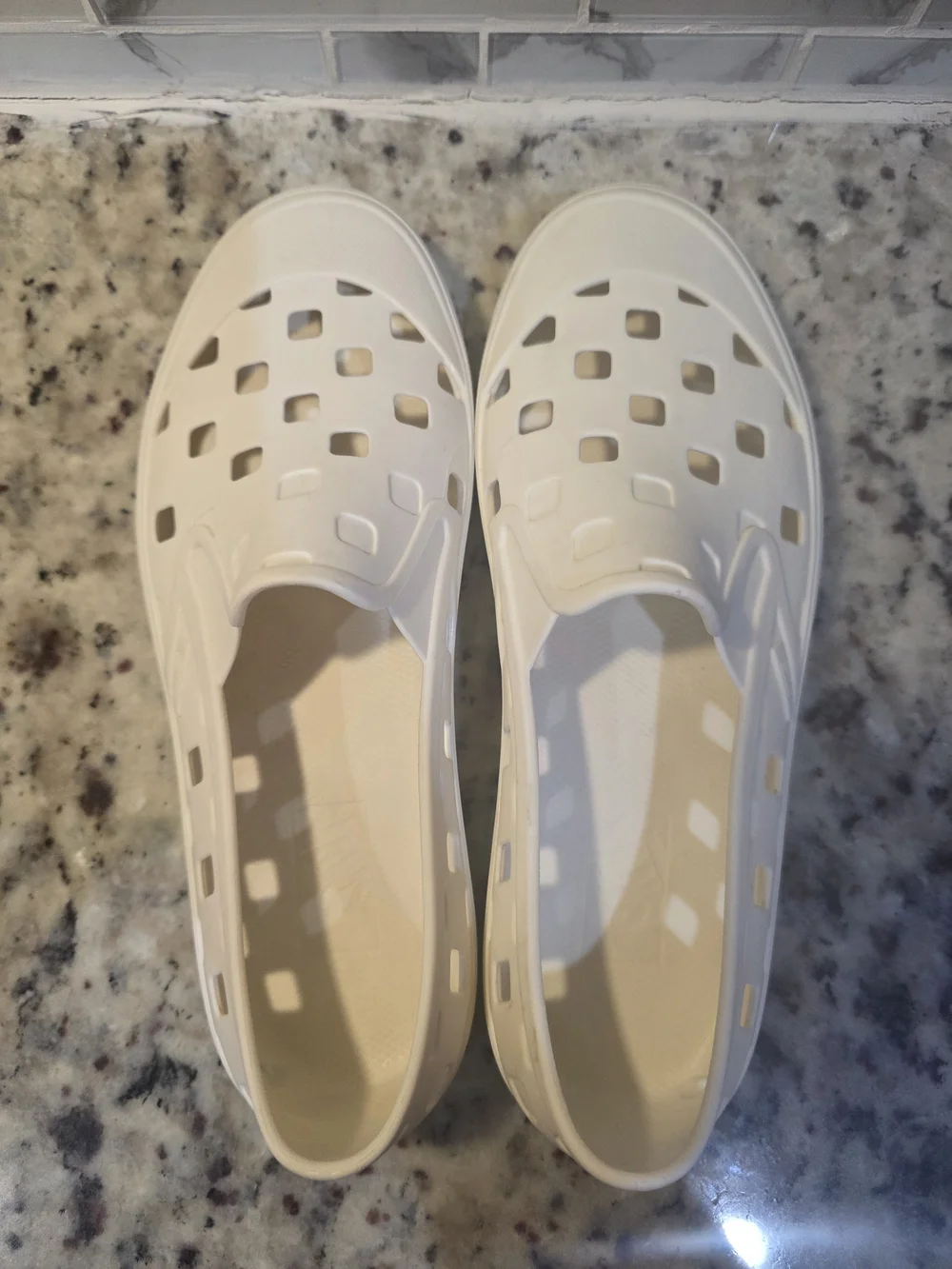 Vans White Slip-On TRK